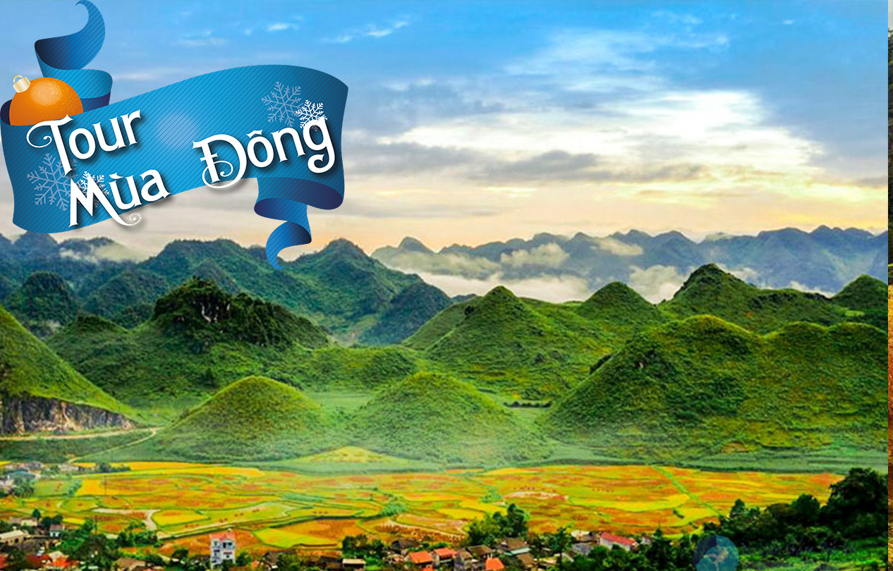 Du lịch Đông Bắc - Hà Nội - Hà Giang - Cao Bằng mùa lúa chín 