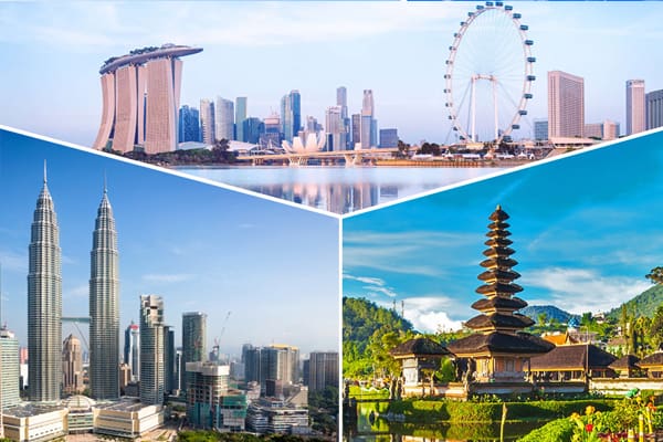 Tour Singapore-Malaysia  - Merlion Park - Marina Bay Sands-Putra Jaya - Hoàng Cung Malaysia 